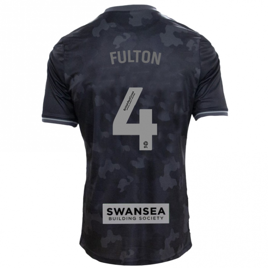 Niño Fútbol Camiseta Jay Fulton #4 Negro 2ª Equipación 2024/25 México