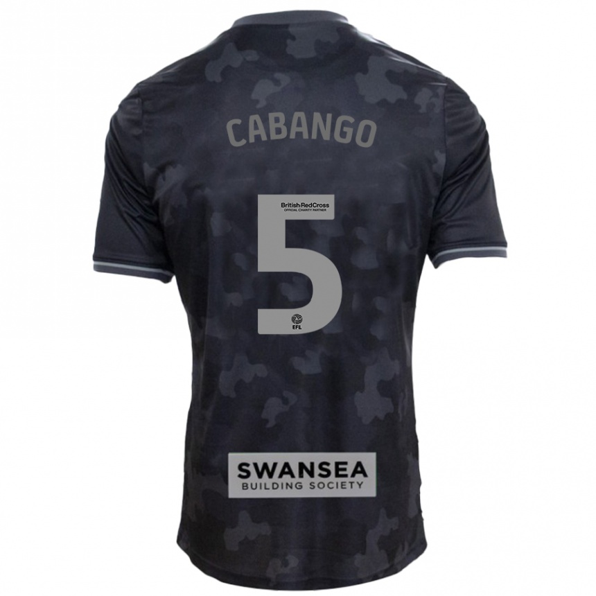 Niño Fútbol Camiseta Ben Cabango #5 Negro 2ª Equipación 2024/25 México