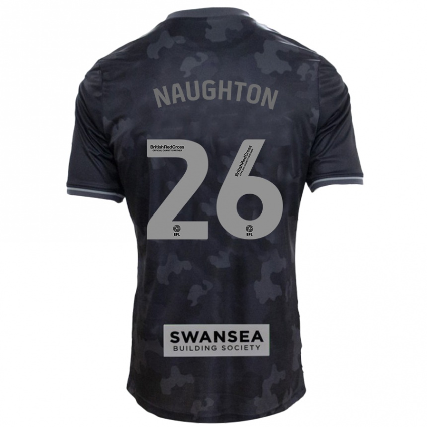 Niño Fútbol Camiseta Kyle Naughton #26 Negro 2ª Equipación 2024/25 México