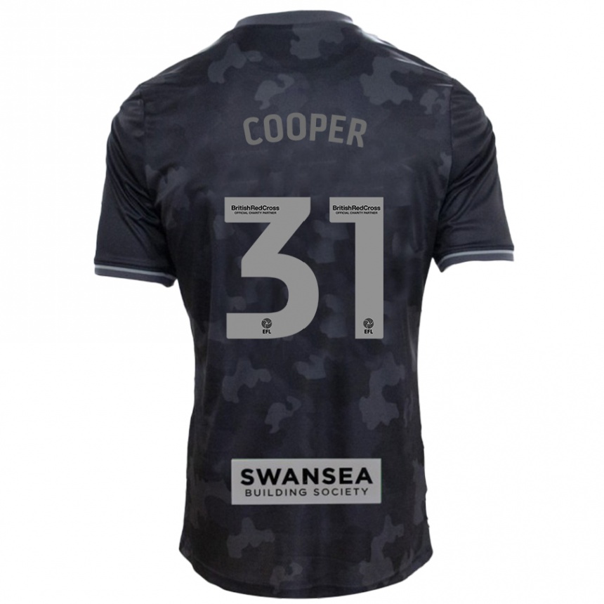 Niño Fútbol Camiseta Oliver Cooper #31 Negro 2ª Equipación 2024/25 México