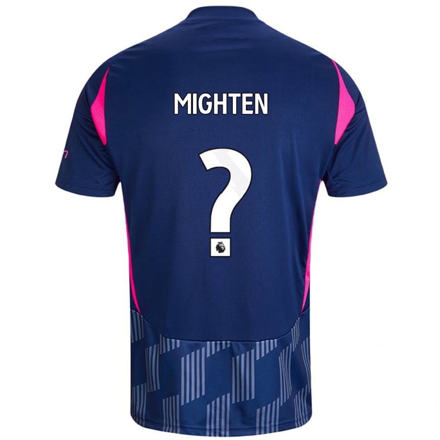 Niño Fútbol Camiseta Alex Mighten #0 Azul Real Rosa 2ª Equipación 2024/25 México