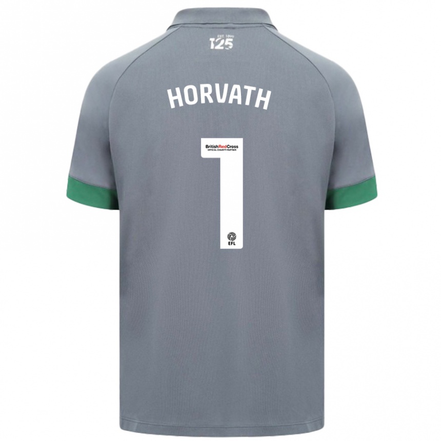 Niño Fútbol Camiseta Ethan Horvath #1 Gris Oscuro 2ª Equipación 2024/25 México