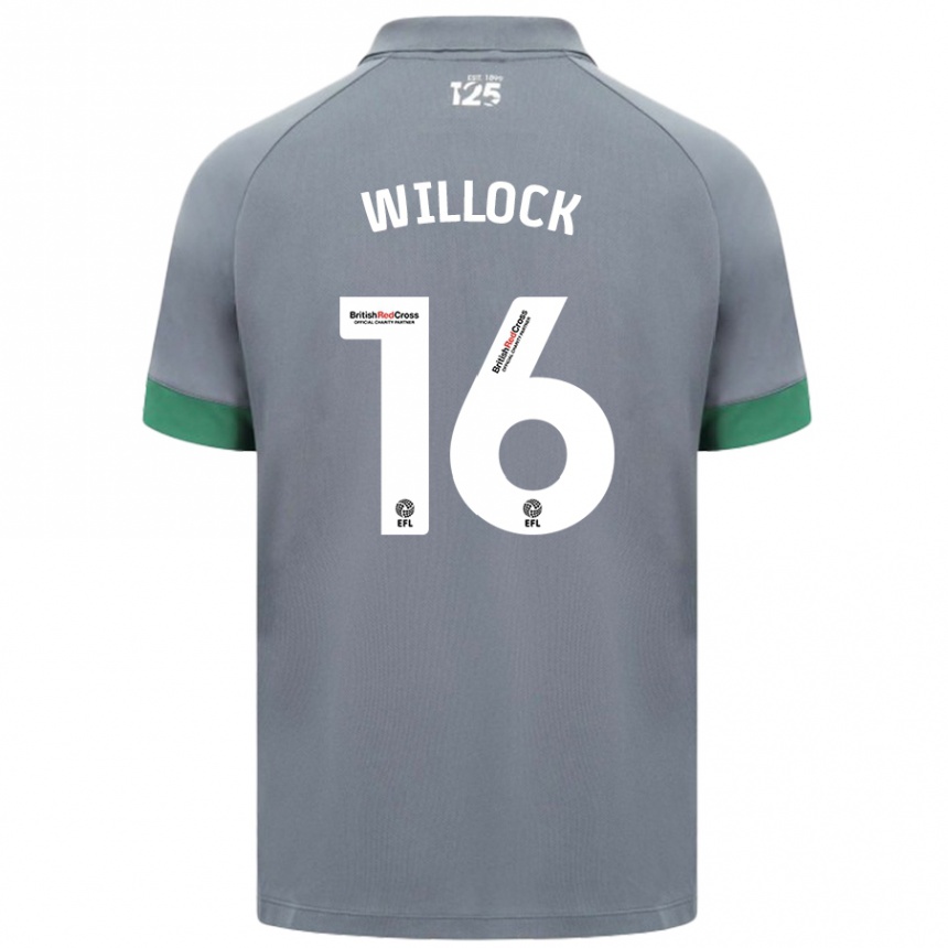 Niño Fútbol Camiseta Chris Willock #16 Gris Oscuro 2ª Equipación 2024/25 México