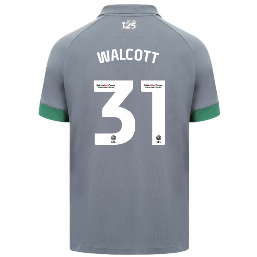 Niño Fútbol Camiseta Malachi Fagan Walcott #31 Gris Oscuro 2ª Equipación 2024/25 México