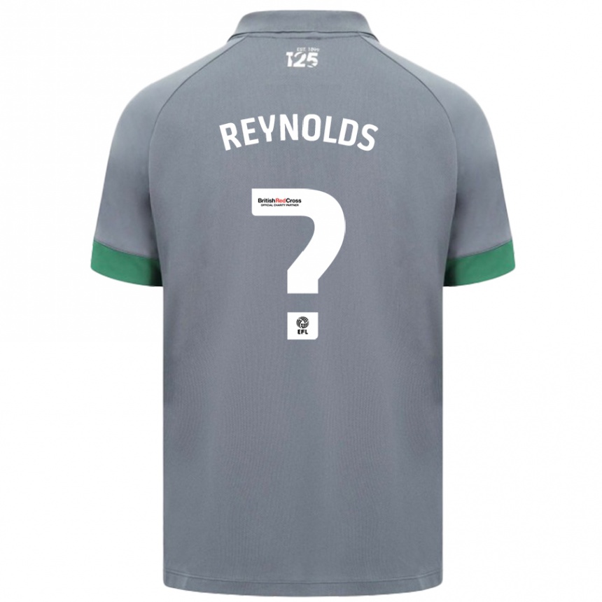 Niño Fútbol Camiseta Oliver Reynolds #0 Gris Oscuro 2ª Equipación 2024/25 México