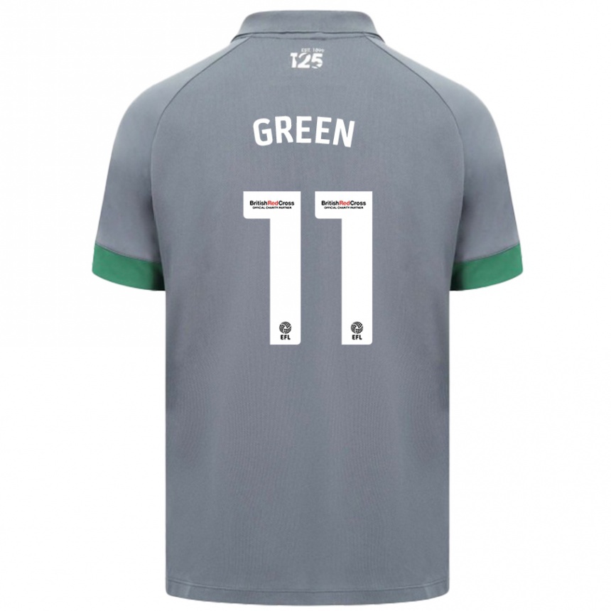 Niño Fútbol Camiseta Danielle Green #11 Gris Oscuro 2ª Equipación 2024/25 México