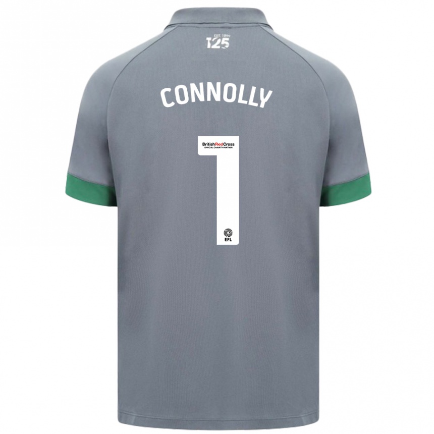 Niño Fútbol Camiseta Daisy Connolly #1 Gris Oscuro 2ª Equipación 2024/25 México