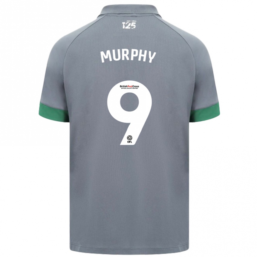 Niño Fútbol Camiseta Alana Murphy #9 Gris Oscuro 2ª Equipación 2024/25 México