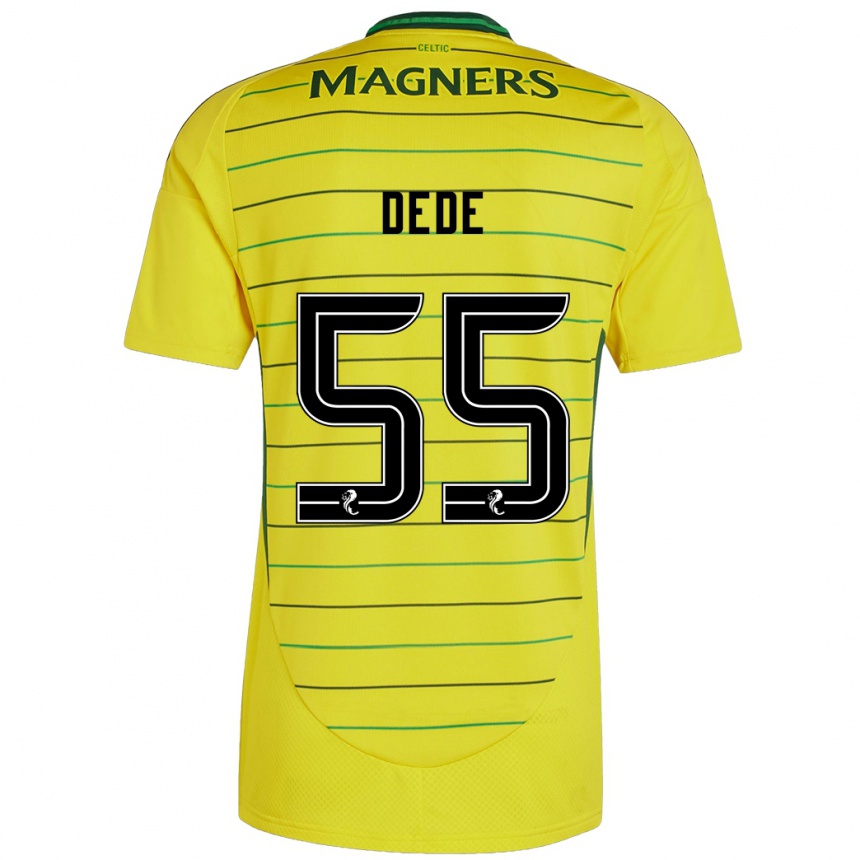 Niño Fútbol Camiseta Josh Dede #55 Amarillo 2ª Equipación 2024/25 México