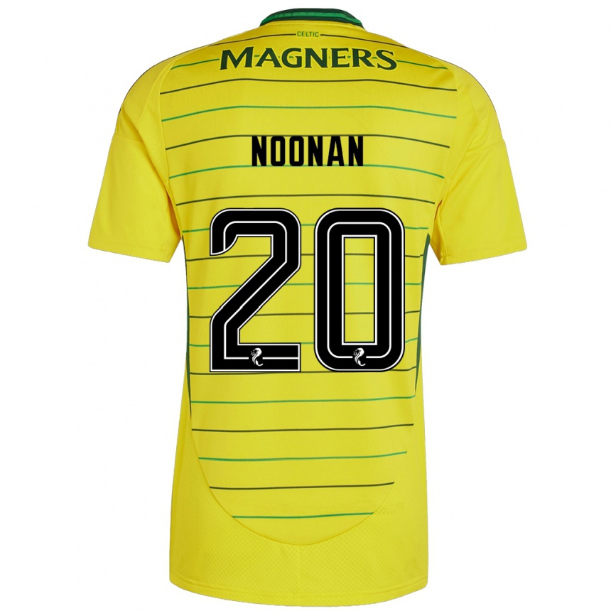 Niño Fútbol Camiseta Saoirse Noonan #20 Amarillo 2ª Equipación 2024/25 México