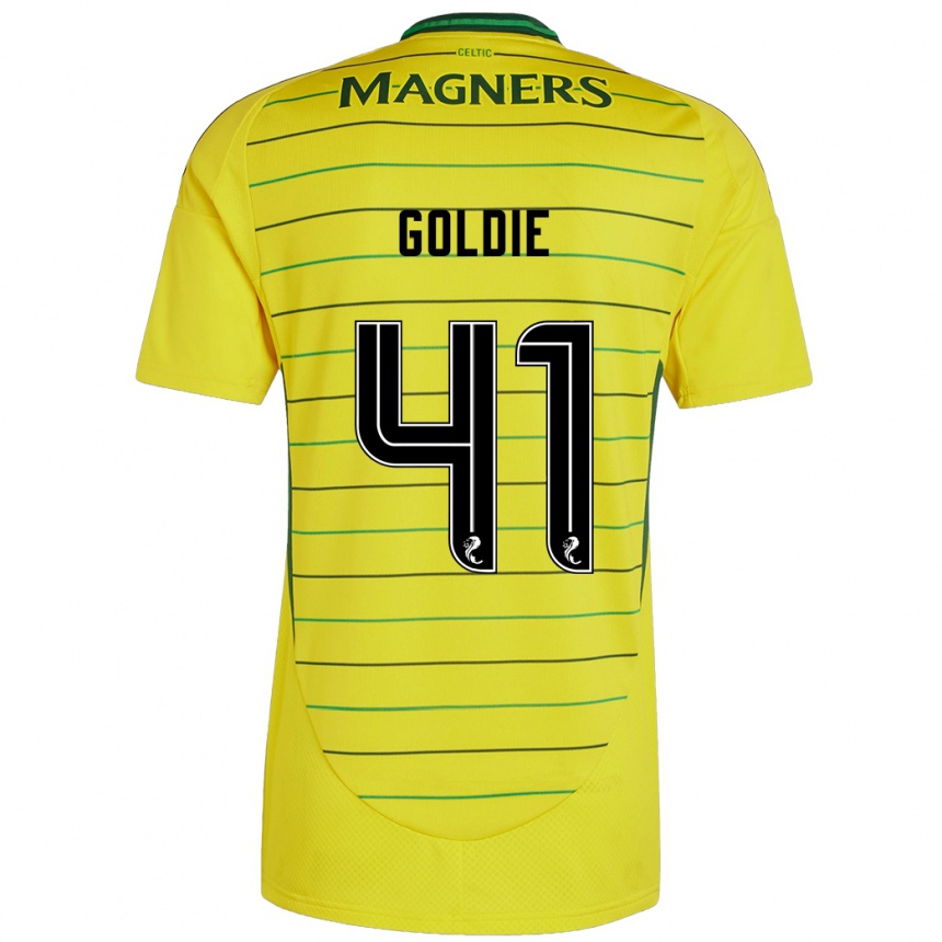 Niño Fútbol Camiseta Clare Goldie #41 Amarillo 2ª Equipación 2024/25 México