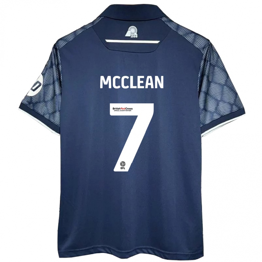 Niño Fútbol Camiseta James Mcclean #7 Negro 2ª Equipación 2024/25 México