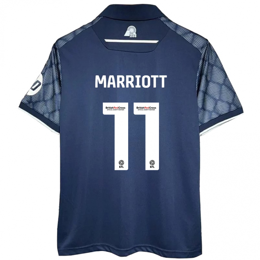 Niño Fútbol Camiseta Jack Marriott #11 Negro 2ª Equipación 2024/25 México