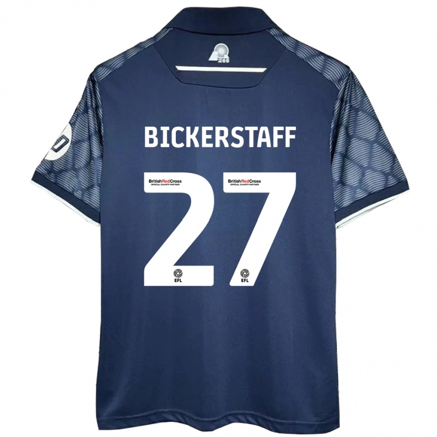 Niño Fútbol Camiseta Jake Bickerstaff #27 Negro 2ª Equipación 2024/25 México