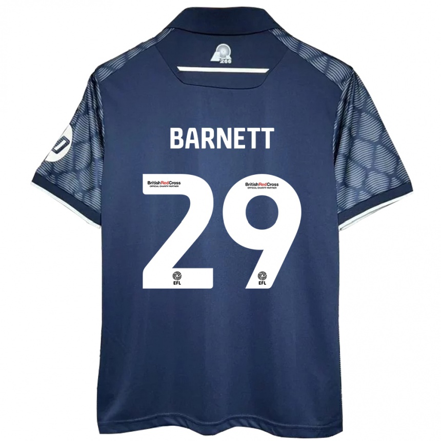 Niño Fútbol Camiseta Ryan Barnett #29 Negro 2ª Equipación 2024/25 México