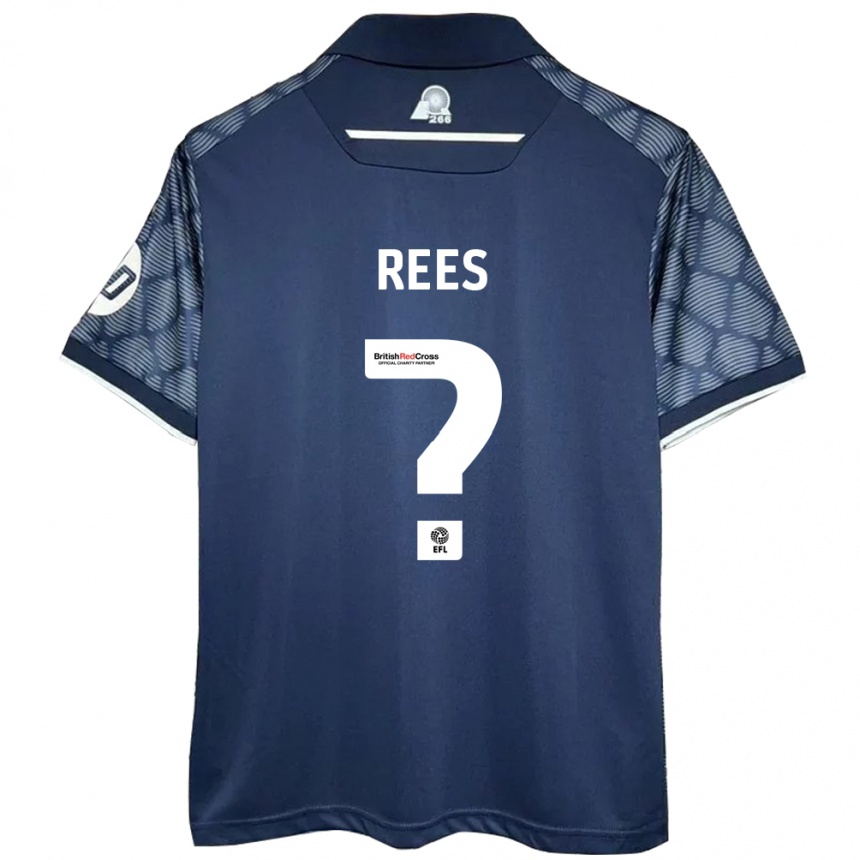 Niño Fútbol Camiseta Joe Rees #0 Negro 2ª Equipación 2024/25 México