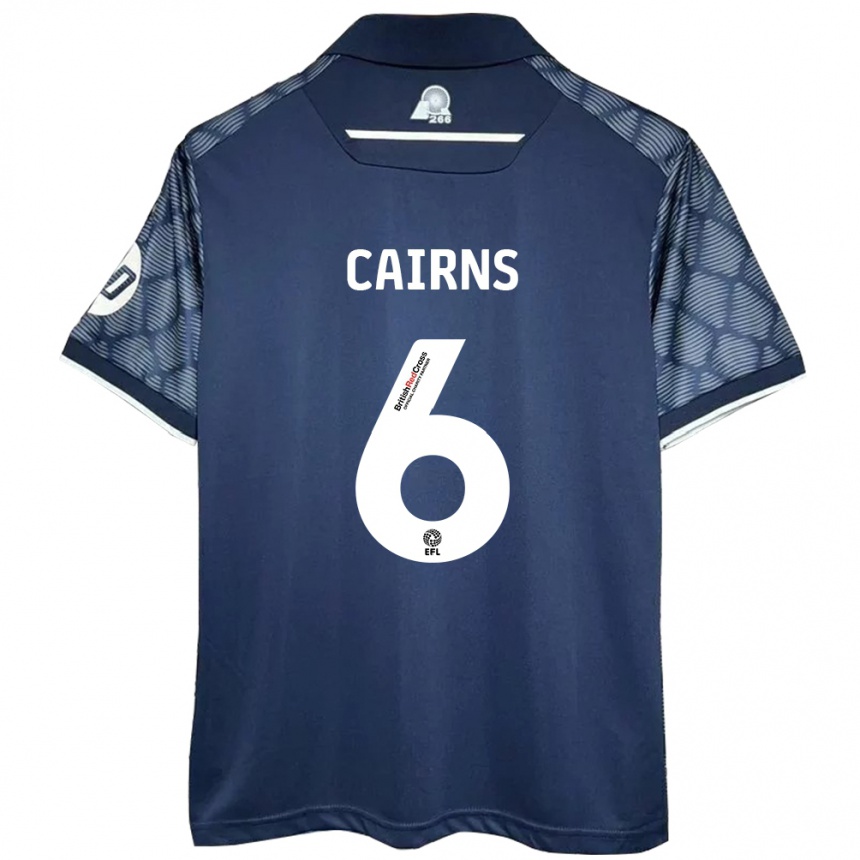 Niño Fútbol Camiseta Brooke Cairns #6 Negro 2ª Equipación 2024/25 México