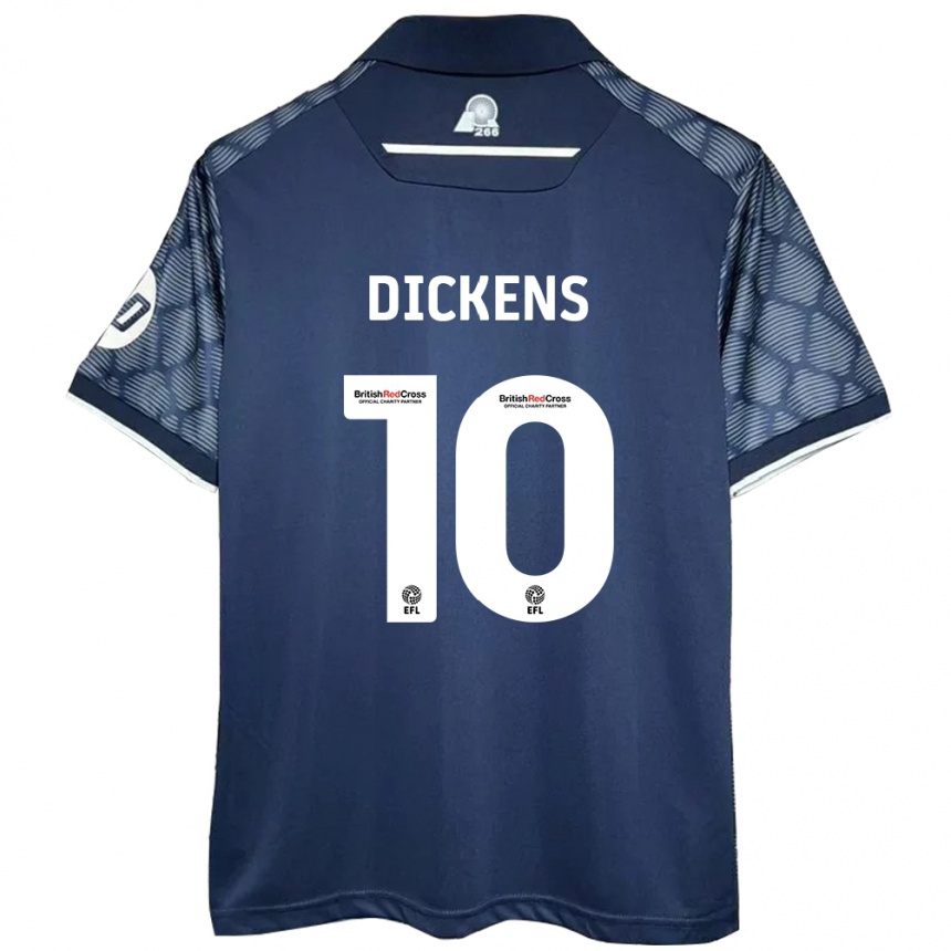 Niño Fútbol Camiseta Tj Dickens #10 Negro 2ª Equipación 2024/25 México