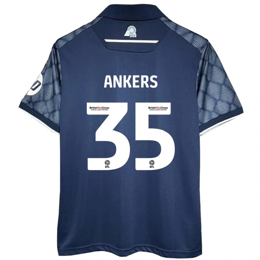 Niño Fútbol Camiseta Chloe Ankers #35 Negro 2ª Equipación 2024/25 México