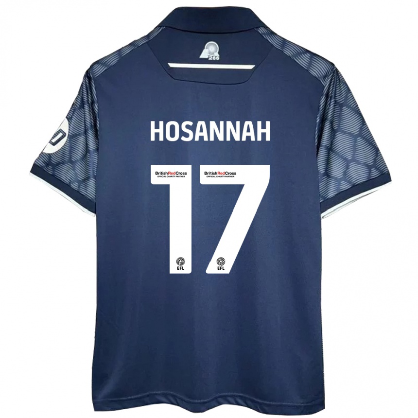 Niño Fútbol Camiseta Bryce Hosannah #17 Negro 2ª Equipación 2024/25 México