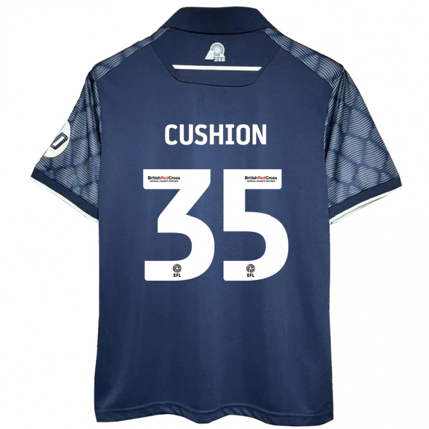 Niño Fútbol Camiseta Owen Cushion #35 Negro 2ª Equipación 2024/25 México