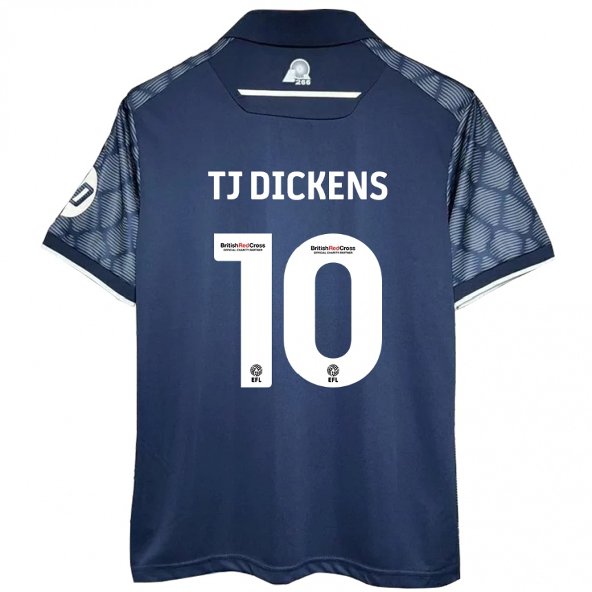 Niño Fútbol Camiseta Tonicha Tj Dickens #10 Negro 2ª Equipación 2024/25 México