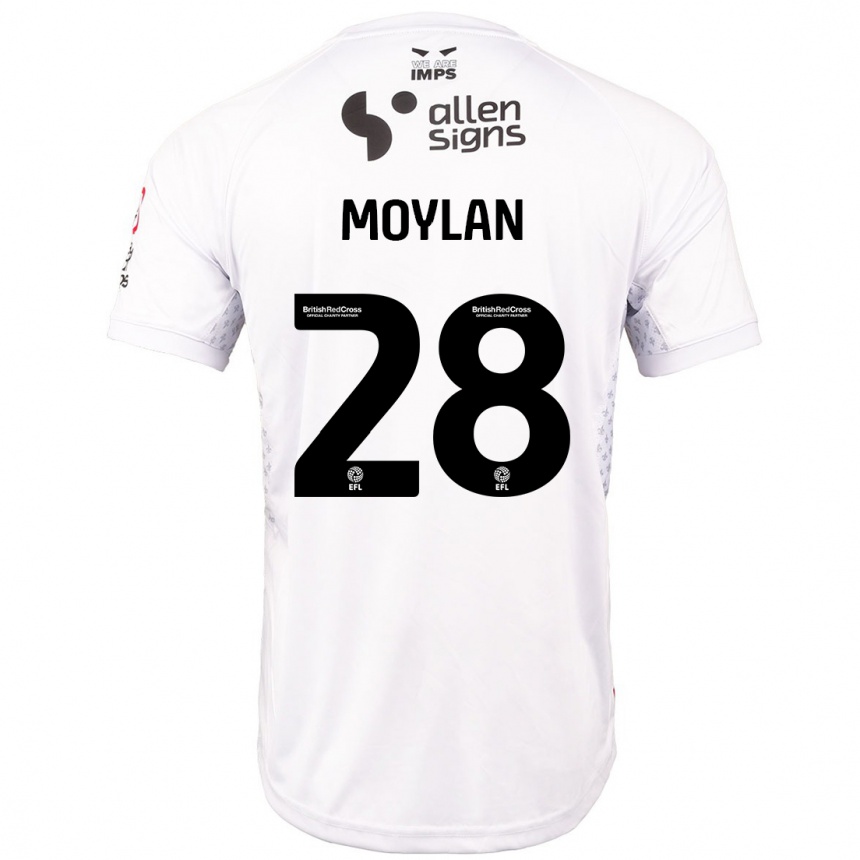 Niño Fútbol Camiseta Jack Moylan #28 Rojo Blanco 2ª Equipación 2024/25 México