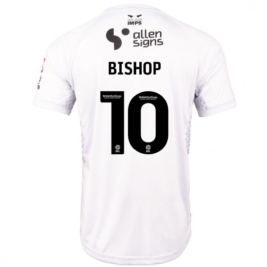 Niño Fútbol Camiseta Teddy Bishop #10 Rojo Blanco 2ª Equipación 2024/25 México