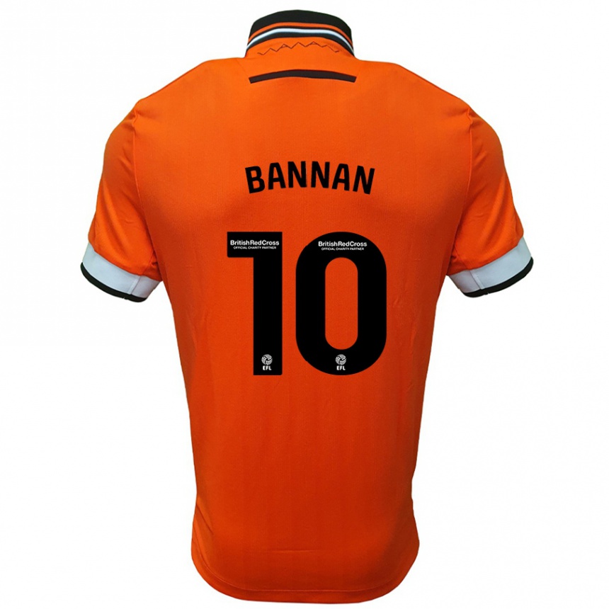 Niño Fútbol Camiseta Barry Bannan #10 Naranja Blanco 2ª Equipación 2024/25 México