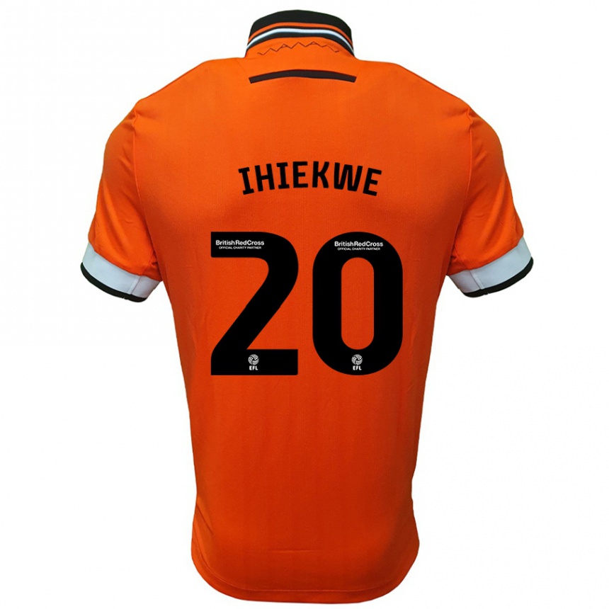 Niño Fútbol Camiseta Michael Ihiekwe #20 Naranja Blanco 2ª Equipación 2024/25 México