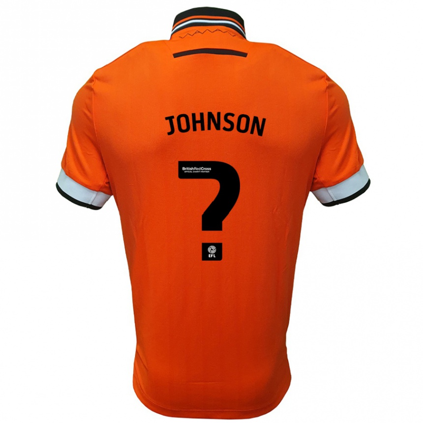 Niño Fútbol Camiseta Reece Johnson #0 Naranja Blanco 2ª Equipación 2024/25 México