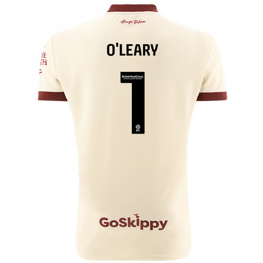 Niño Fútbol Camiseta Max O'leary #1 Crema Blanco 2ª Equipación 2024/25 México