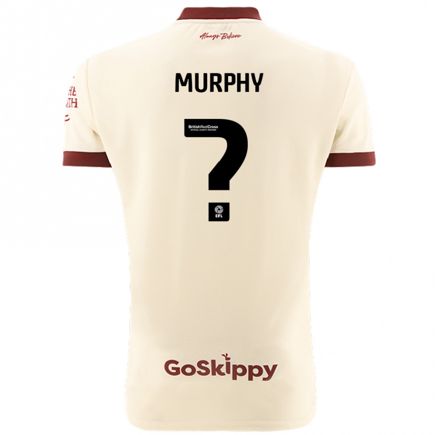 Niño Fútbol Camiseta Adam Murphy #0 Crema Blanco 2ª Equipación 2024/25 México