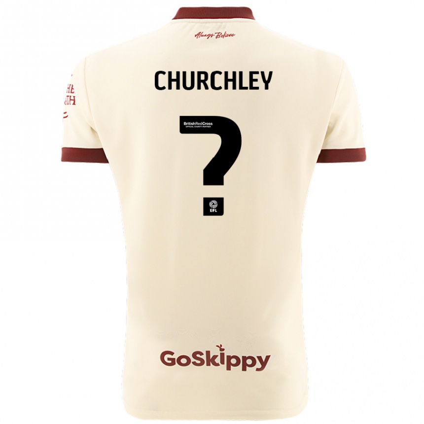 Niño Fútbol Camiseta Kai Churchley #0 Crema Blanco 2ª Equipación 2024/25 México