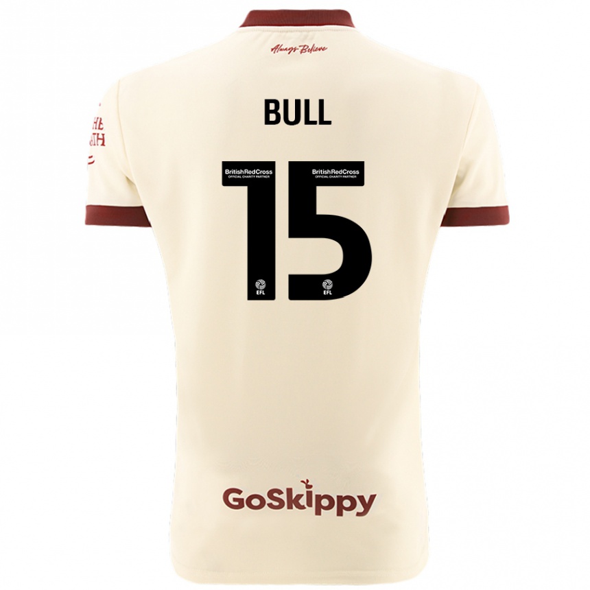 Niño Fútbol Camiseta Jasmine Bull #15 Crema Blanco 2ª Equipación 2024/25 México