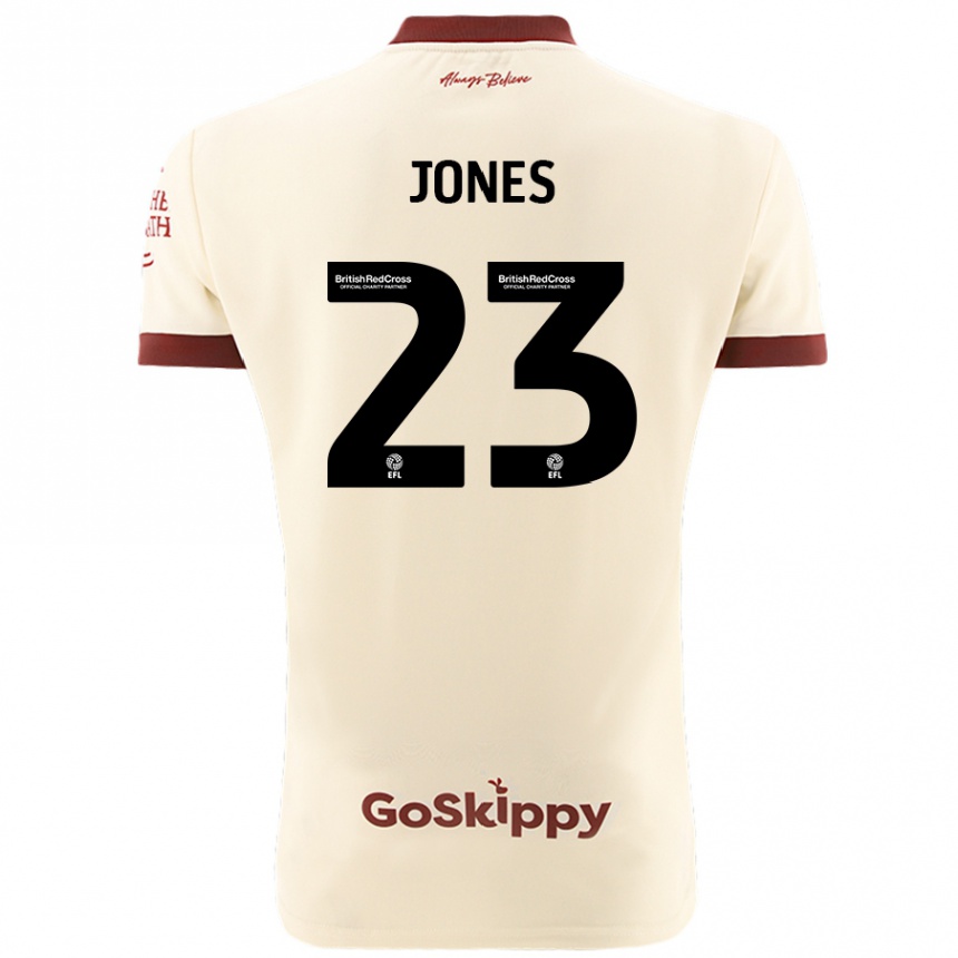 Niño Fútbol Camiseta Carrie Jones #23 Crema Blanco 2ª Equipación 2024/25 México