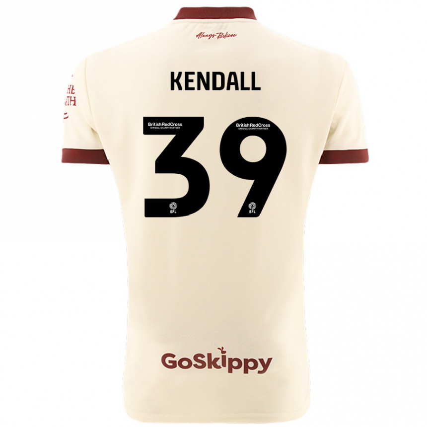 Niño Fútbol Camiseta Maya Kendall #39 Crema Blanco 2ª Equipación 2024/25 México