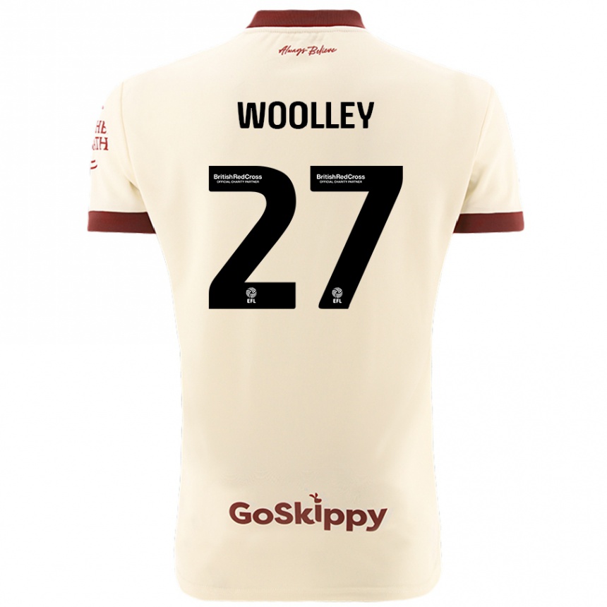 Niño Fútbol Camiseta Jesse Woolley #27 Crema Blanco 2ª Equipación 2024/25 México