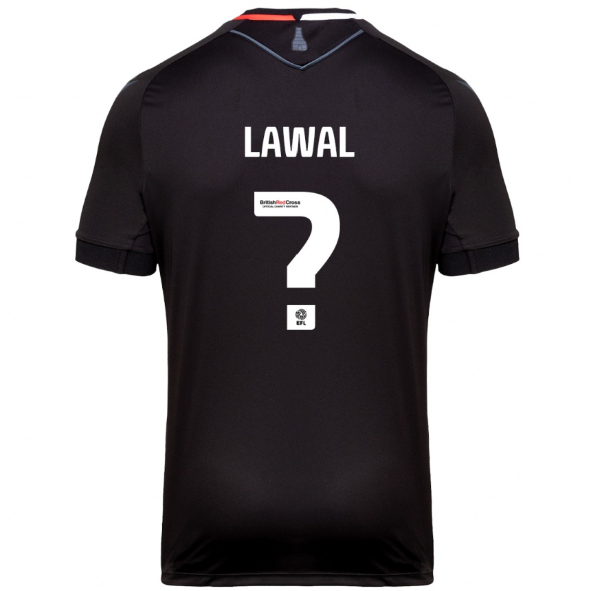 Niño Fútbol Camiseta Bosun Lawal #0 Negro 2ª Equipación 2024/25 México