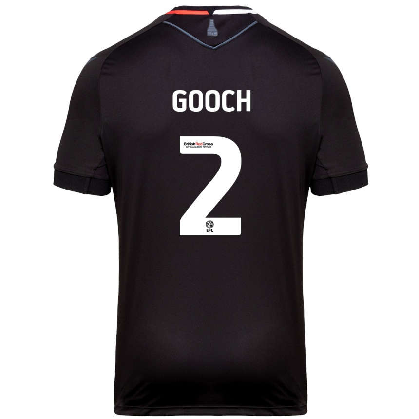 Niño Fútbol Camiseta Lynden Gooch #2 Negro 2ª Equipación 2024/25 México