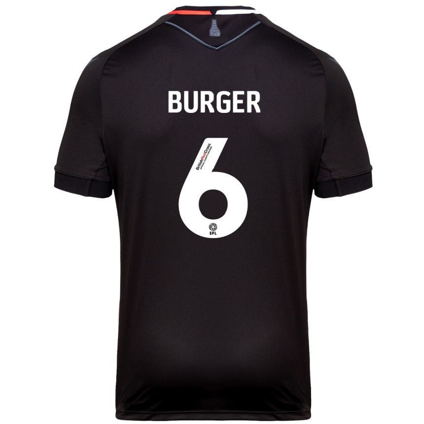 Niño Fútbol Camiseta Wouter Burger #6 Negro 2ª Equipación 2024/25 México