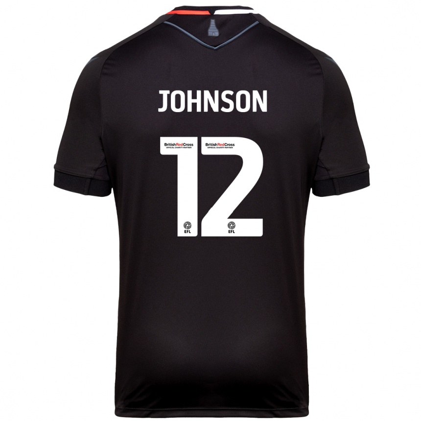 Niño Fútbol Camiseta Daniel Johnson #12 Negro 2ª Equipación 2024/25 México