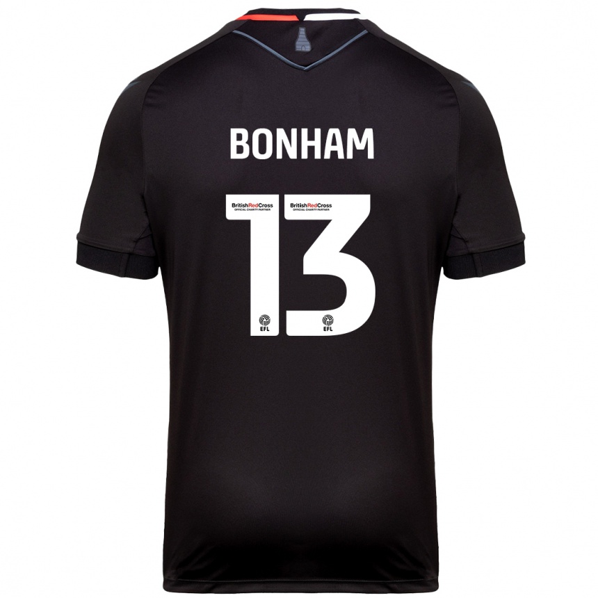 Niño Fútbol Camiseta Jack Bonham #13 Negro 2ª Equipación 2024/25 México