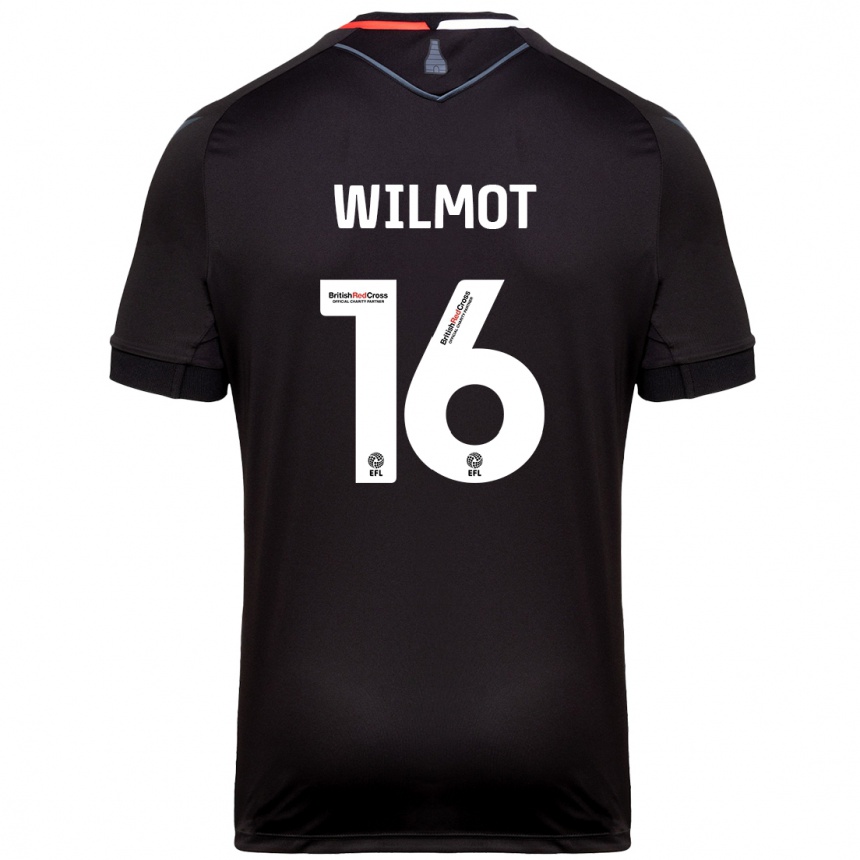 Niño Fútbol Camiseta Ben Wilmot #16 Negro 2ª Equipación 2024/25 México