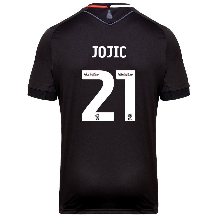 Niño Fútbol Camiseta Nikola Jojic #21 Negro 2ª Equipación 2024/25 México