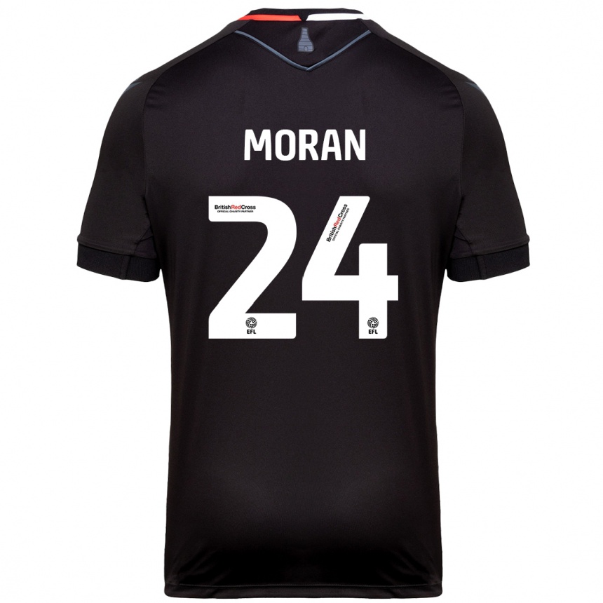 Niño Fútbol Camiseta Andrew Moran #24 Negro 2ª Equipación 2024/25 México