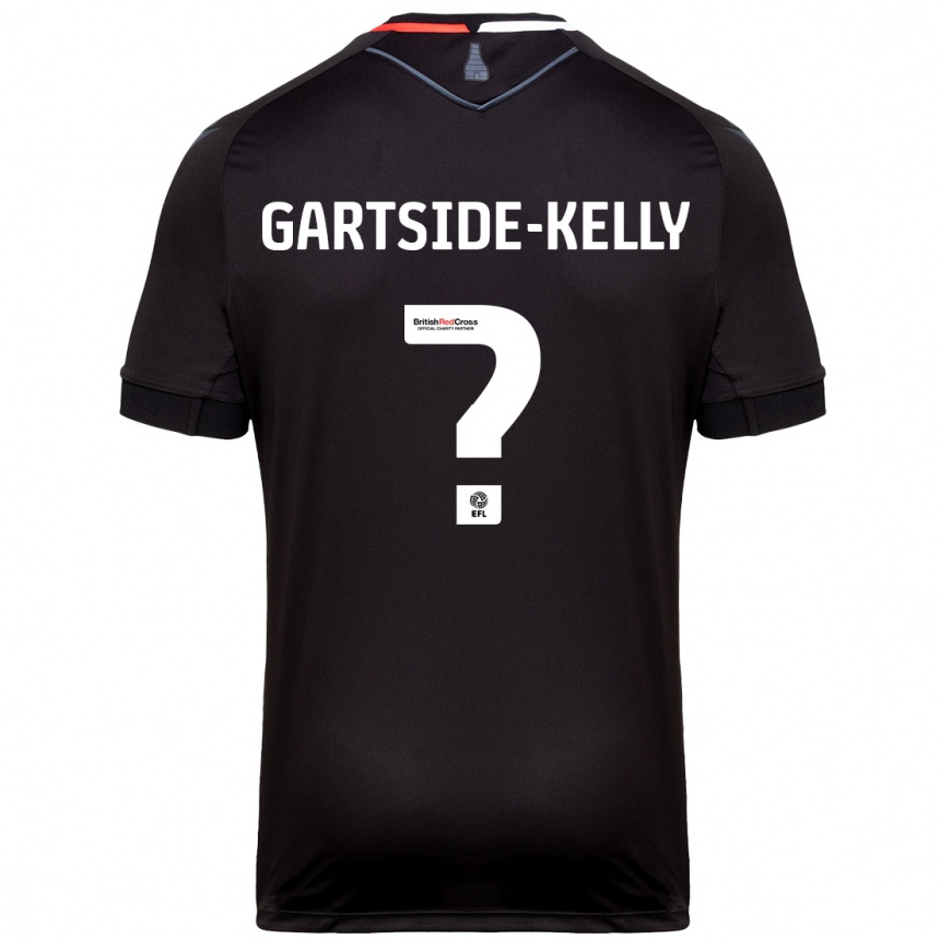 Niño Fútbol Camiseta Gabriel Gartside-Kelly #0 Negro 2ª Equipación 2024/25 México