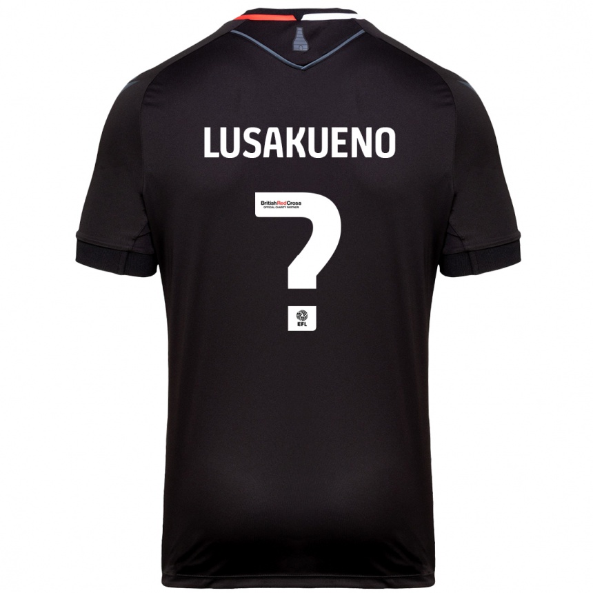 Niño Fútbol Camiseta Matty Lusakueno #0 Negro 2ª Equipación 2024/25 México