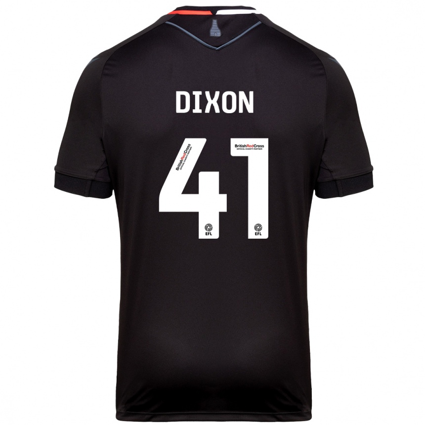 Niño Fútbol Camiseta Jaden Dixon #41 Negro 2ª Equipación 2024/25 México