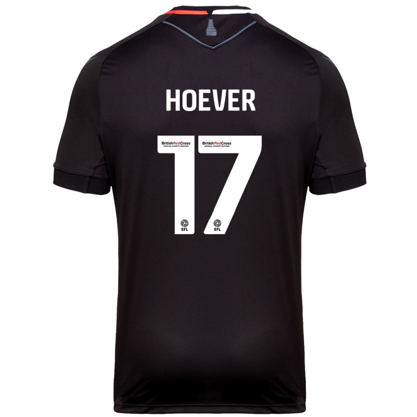 Niño Fútbol Camiseta Ki-Jana Hoever #17 Negro 2ª Equipación 2024/25 México